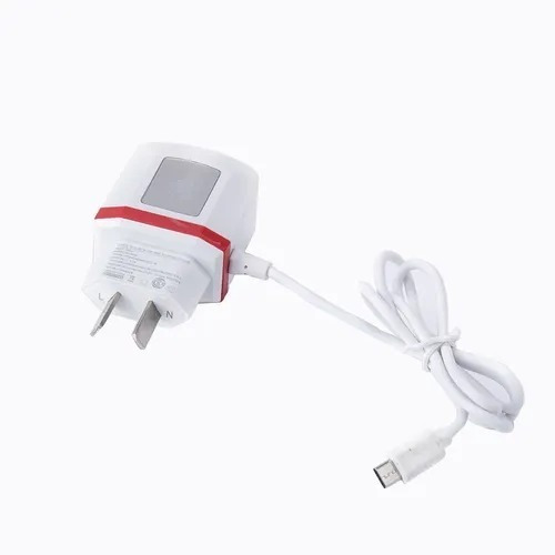 Cargador Rapido Celular Tablet 3.1 A Ficha V8 Micro + 2 Usb Color Blanco
