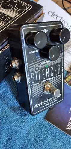 Pedal Electro Harmonix Silencer Noise Gate Loop Effect Negro