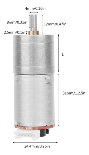Redução De Velocidade Do Codificador Dc 6v Do Motor De Engre