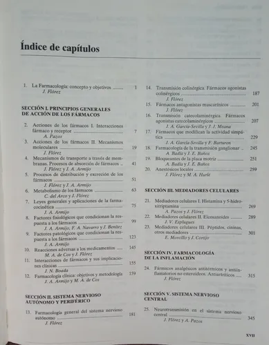 Libro Farmacología Humana De Jesus Florez (Usado)