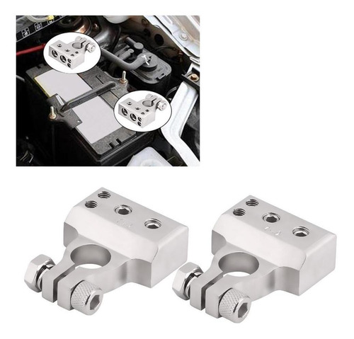 Par 0/1 2 4 8 Calibre Awg Terminal De Batería De Coche Plat