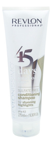 Revlon 45 Days Shampoo Acondicionador Para Reflejos 275ml