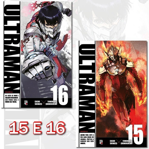 Ultraman 15 E 16! Mangá Jbc! Novo E Lacrado