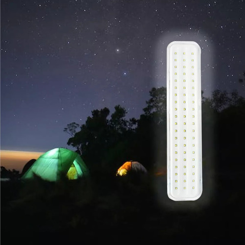 Lámpara De Emergencia Recargable Extra Plana 60 Leds