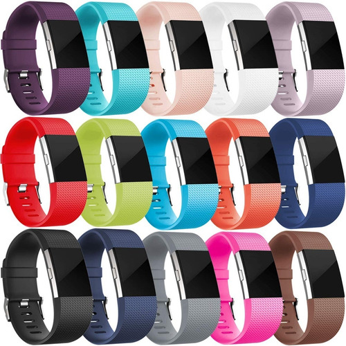 15 Mallas De Reloj P/ Fitbit Charge 2 Hr Talle Small