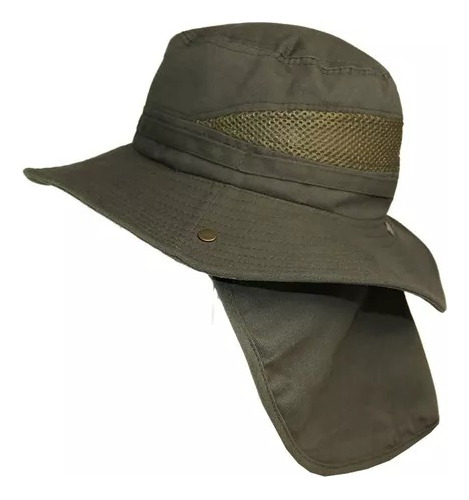 Sombrero Australiano De Taslón Tapanuca Desmontable Pesca