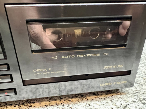 Deck Pioneer Ct-w355r Doble Casetera Con Service Full (Usado)