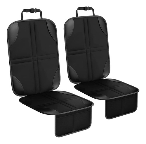 Protector De Asiento De Coche, Línea Negra 2pack, Prot...