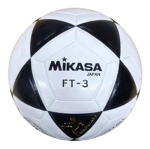 Balon Futbolito Mikasa Ft-3bko N° 3 Blanco Pelota Deportes