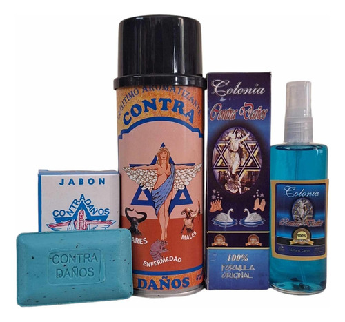 Kit Contra Daños Locion, Spray Y Jabon Para Males Odios 