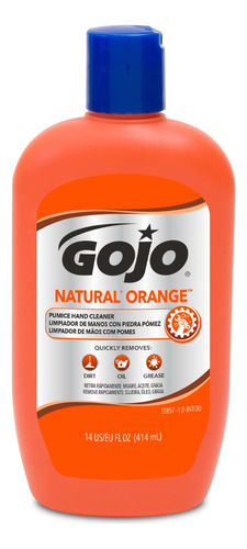 Gojo Industries 0957-12 14&nbsp;oz, Limpiador De Manos Natur