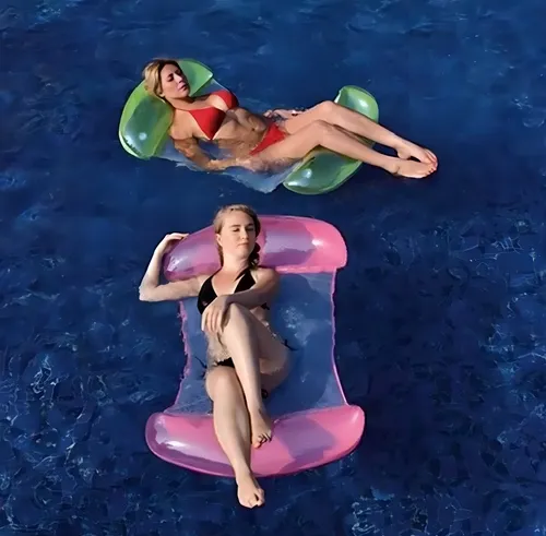 Colchoneta Inflable 2 En 1 Jilong Color Verde