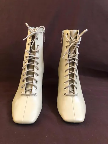 Botin acordonado online mujer