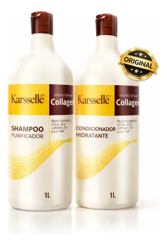 Kit Shampoo 1l + Condicionador 1l Collagen Karssellé
