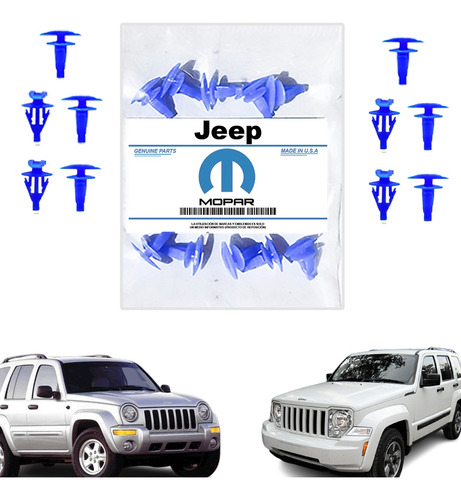 Ganchos Clip Goma Marco Puerta Jeep Cherokee Liberty Kj Kaka