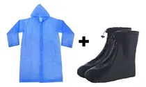 Comprar Set Impermeable Poncho Lluvia Bota Protector Impermeable Cmb