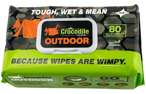 Crocodile Cloth Outdoor Cleaning Wipes - Clean Up Outside Wh
