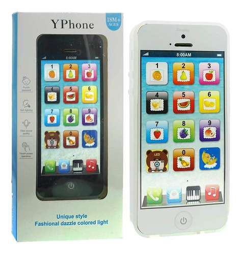 Teléfono Celular Phone Kids Learning Toy Play Con Recarga Us