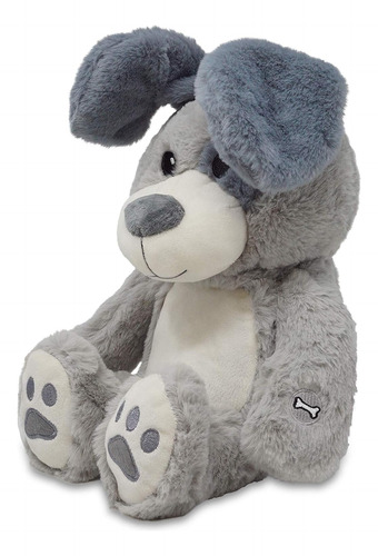 Cuddle Barn | Play Play Parker 11 Gray Puppy Animed Relleno