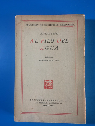 Al Filo Del Agua Agustín Yañez