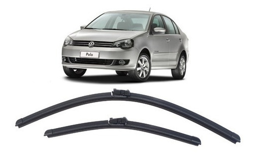 Par Palhetas Vw Polo Sedan 2011 2012 2013 2014 2015 Silicone