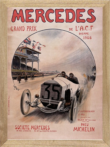 Grand Prix 1908 Cuadro, Poster, Afiche, Publicidad      E276