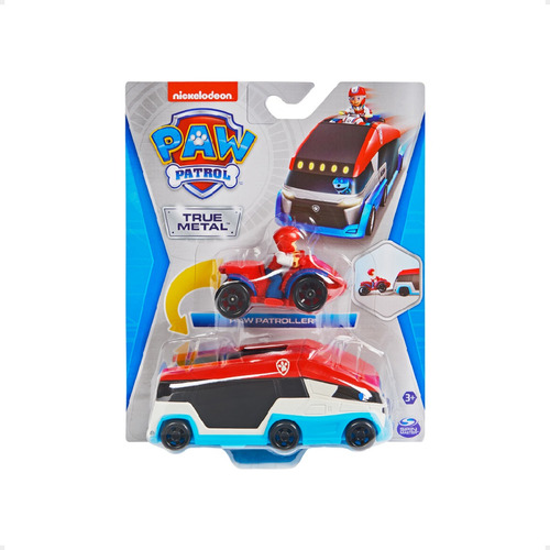 Vehiculo Auto Metalico Paw Patrol Patrulla Canina Original 