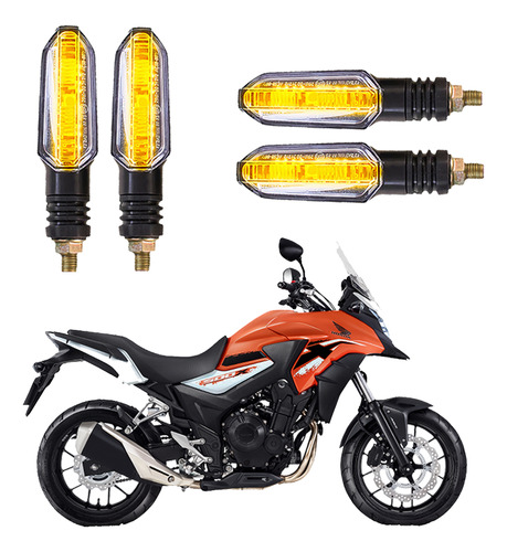 Kit 4 Setas Esportivas P50 Honda Cb 500x 2010 2011 2012