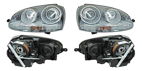 Par De Faros Volkswagen Bora 07 A 09