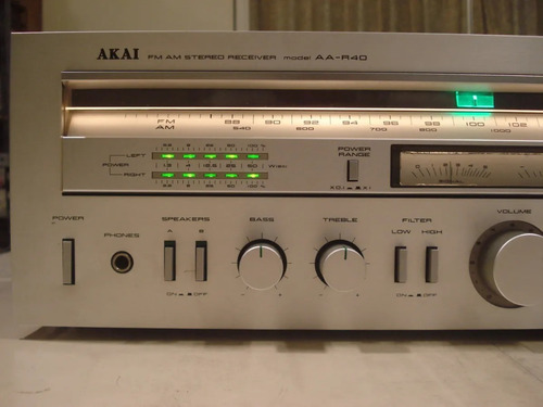 Imagen 7 de 9 de Impecable Sintoamplificador Akai Aa-r40, Original, Dabaudio