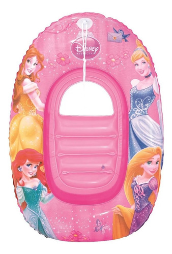 Flotador Bote Lancha Princesas Disney Bestway 91044 Niñas Color Brillante