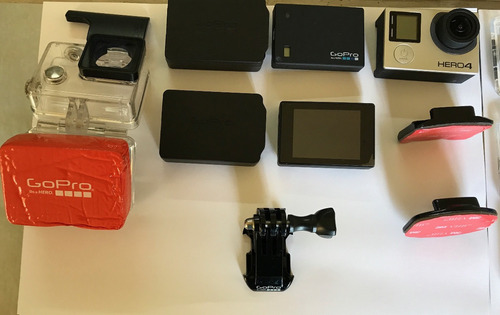 Gopro Hero 4 Black + Bateria Externa Orig+ Tela Lcd Original