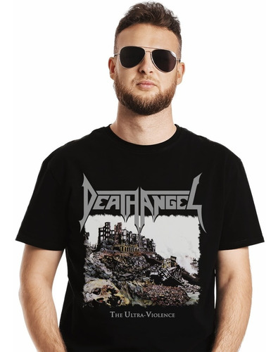 Polera Death Angel The Ultra Violence Metal Impresión Direct