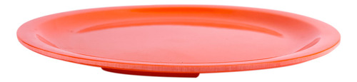 12 Platos Trinche De Melamina Colors 23 Cm 9 Pulgada Vencort Color Naranja Plato trinche