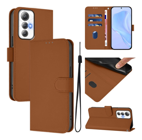 Funda De Poliuretano De Color Liso Para Cubot Max 5
