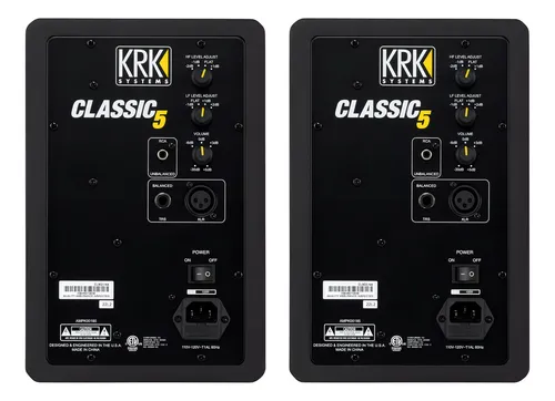 Monitores Estudio Krk Cl5 G3 Pk1 Almohadillas + Xlr - Oddity