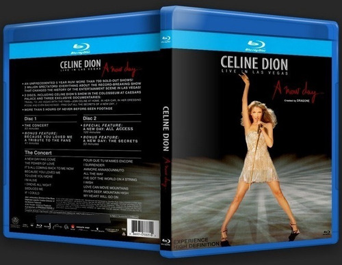 Blu-ray Celine Dion Live In Las Vegas (2 Discos)