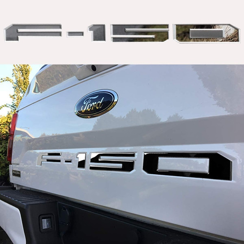 Embblema Letras 3d F-150 Trasera Tapa Batea Ford 2018 A 2020
