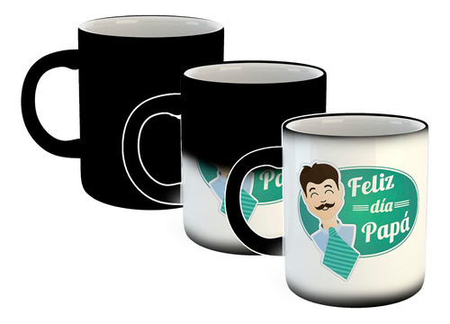 Taza Magica Frase Feliz Dia Papa Dia Del Padre M1