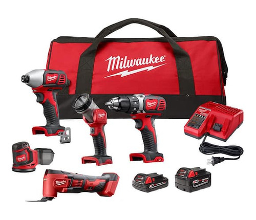 Milwaukee M18 18v Lithium-ion Cordless Combo Tool Kit (5)