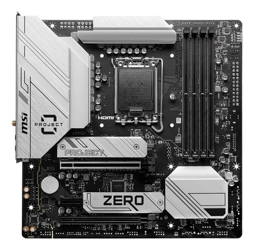 Board Msi B760m Project Zero Wifi (socket 1700) Color Blanco