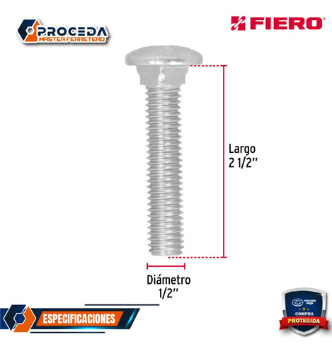 Bolsa Con 20 Tornillos 1/2 X 2-1/2 Tip