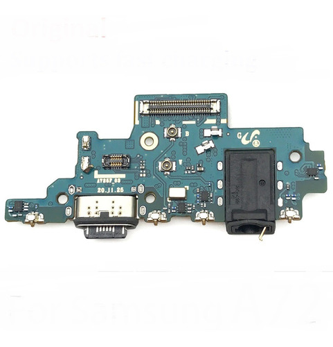 Flex Placa Carga Microfono Samsung A72 Original Trae Ic