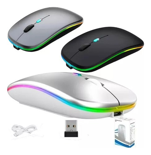 Mouse Raton Inalambrico Bluetooth Recargable