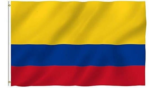 Anley [fly Breeze] Bandera De Colombia De 3x5 Pies - Color