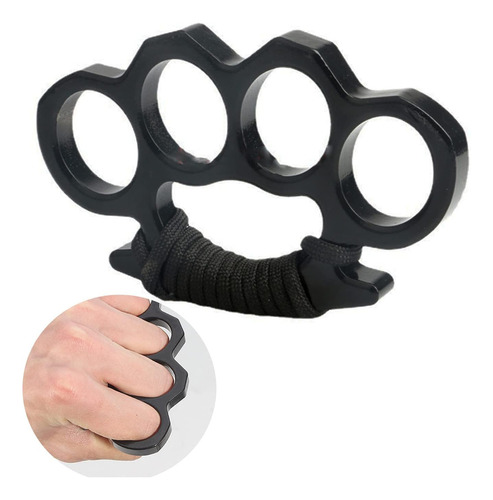 Guantes Boxer De Acero Sólido Con Cuerda De Unión, Manopla