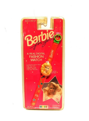 Antiguo Reloj Barbie Mattel Original Nuevo 