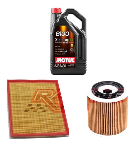 Kit 2 Filtros Originales Fiat Cronos 1.8 Motul 8100 5w30