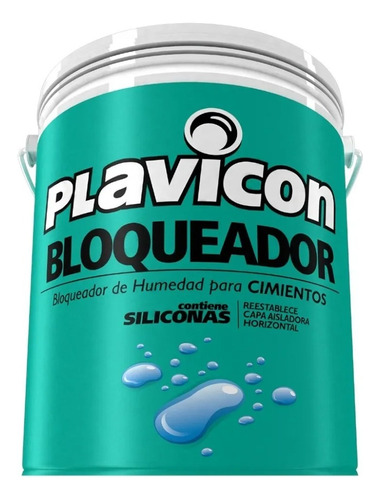 Bloqueador De Humedad Para Cimientos Plavicon 20l Pintumm