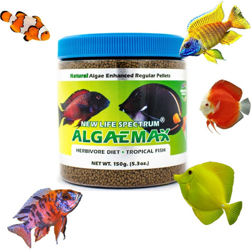 Ração New Life Spectrum Algae Max Regular Pellets 150g